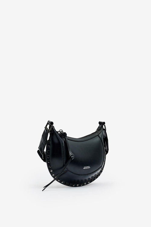 Bolso bandolera Mini Moon de piel granulada Bolso bandolera Mini Moon de piel granulada