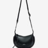 Bolso bandolera Mini Moon de piel granulada Bolso bandolera Mini Moon de piel granulada