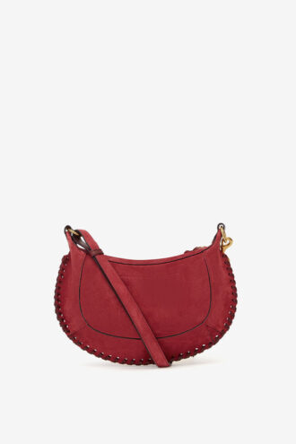 Bolso bandolera Oskan Moon de piel de becerro ante trenzada