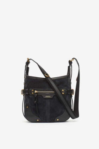 Bolso bandolera Sierra Hobo S en piel de ante