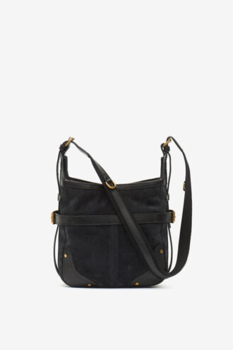 Bolso bandolera Sierra Hobo S en piel de ante