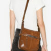 Bolso bandolera Sierra Hobo S en piel de ante