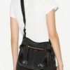 Bolso bandolera Sierra Hobo S en piel de ante Bolso bandolera Sierra Hobo S en piel de ante
