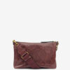 Bolso de hombro Nessah en piel brillante Bolso de hombro Nessah en piel brillante