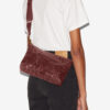 Bolso de hombro Nessah en piel brillante Bolso de hombro Nessah en piel brillante