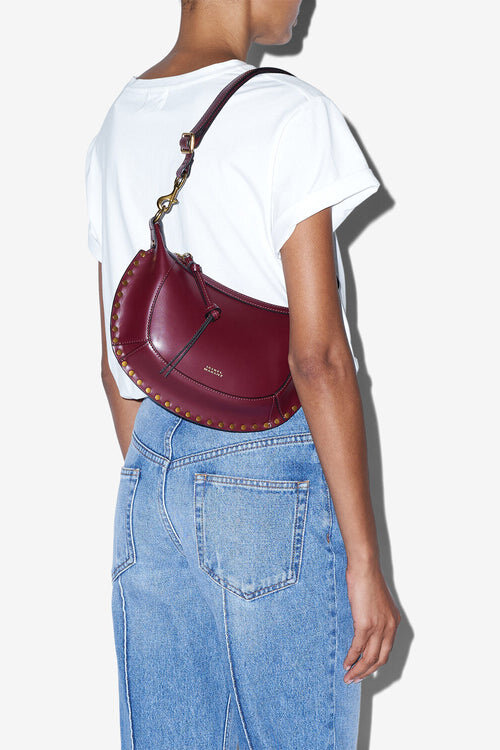 Bolso de hombro Oskan Moon en piel suave Bolso de hombro Oskan Moon en piel suave