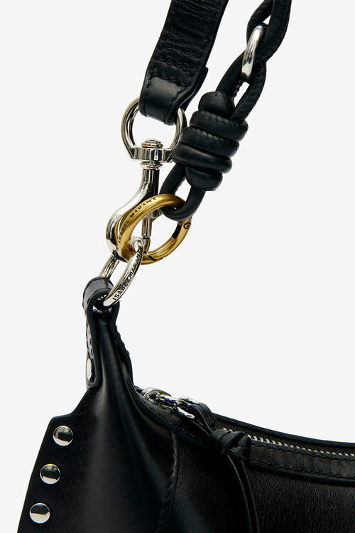 Bolso de hombro Oskan Moon en piel suave Bolso de hombro Oskan Moon en piel suave