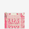 Bolso de mano de algodón estampado Netia con logotipo Bolso de mano de algodón estampado Netia con logotipo