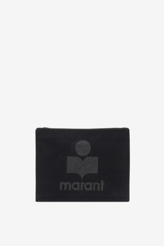 Bolso de mano de algodón Nettia con logotipo