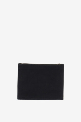 Bolso de mano de algodón Nettia con logotipo