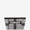 Bolso de mano de nylon a rayas Powden Bolso de mano de nylon a rayas Powden