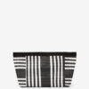 Bolso de mano de nylon a rayas Powden Bolso de mano de nylon a rayas Powden