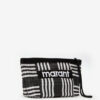 Bolso de mano de nylon a rayas Powden Bolso de mano de nylon a rayas Powden