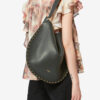 Bolso de mano Oskan Hobo Soft de piel de becerro granulada