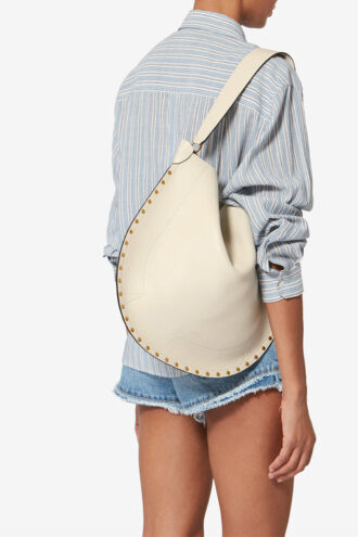 Bolso de mano Oskan Hobo Soft de piel de becerro granulada