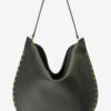 Bolso de mano Oskan Hobo Soft de piel de becerro granulada