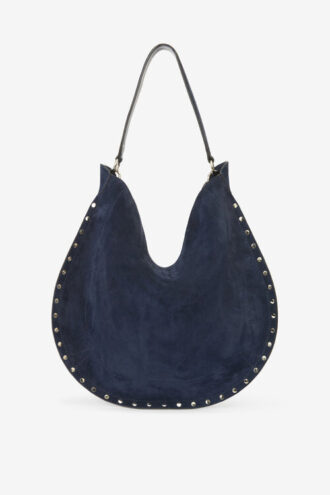 Bolso de mano Oskan Hobo Soft Zip de piel de becerro anteada