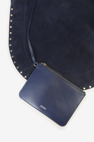 Bolso de mano Oskan Hobo Soft Zip de piel de becerro anteada