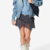 Bolso de mano Oskan Hobo Soft Zip de piel de becerro anteada Bolso de mano Oskan Hobo Soft Zip de piel de becerro anteada