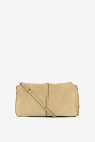 Bolso de mano Silao de piel de becerro trenzada