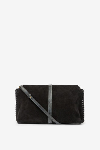 Bolso de mano Silao de piel de becerro trenzada