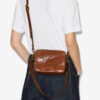 Bolso de piel brillante Wardy Camera Bolso de piel brillante Wardy Camera