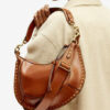 Bolso de piel con tachuelas Naoko