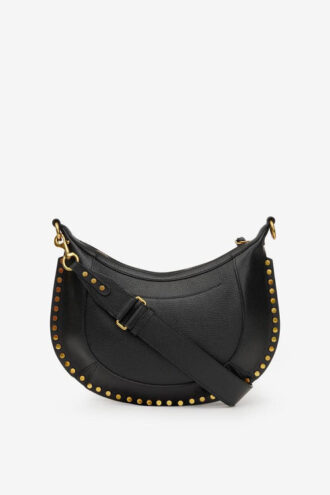 Bolso de piel granulada con tachuelas Naoko