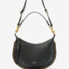 Bolso de piel granulada con tachuelas Naoko