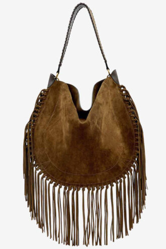 Bolso Oskan Hobo de piel de becerro ante suave