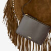 Bolso Oskan Hobo de piel de becerro ante suave