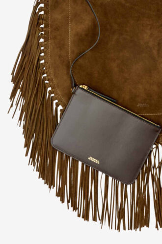 Bolso Oskan Hobo de piel de becerro ante suave