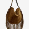 Bolso Oskan Hobo de piel de becerro ante suave