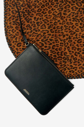 Bolso Oskan Hobo de piel de becerro suave estampada