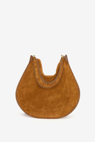Bolso Oskan Hobo Folk de piel de becerro trenzada