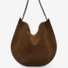 Bolso Oskan Hobo Soft de piel de becerro ante trenzada