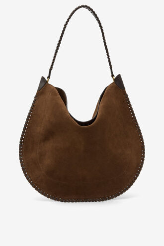 Bolso Oskan Hobo Soft de piel de becerro ante trenzada
