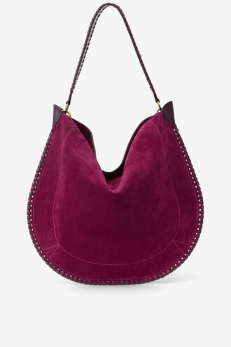 Bolso Oskan Hobo Soft de piel de becerro ante trenzada