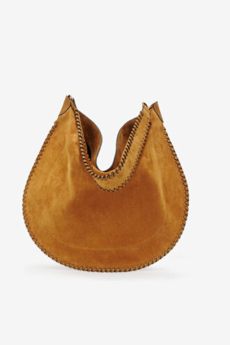 Bolso Oskan Hobo Soft en piel de becerro ante trenzada