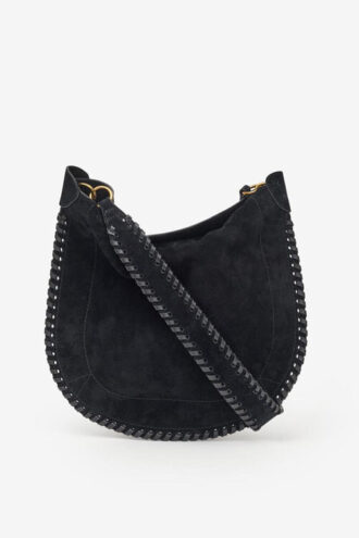 Bolso Oskan Soft de piel de becerro ante trenzada