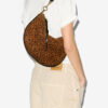 Bolso Oskan Soft Zip de piel de ante estampada Bolso Oskan Soft Zip de piel de ante estampada