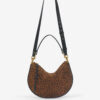 Bolso Oskan Soft Zip de piel de ante estampada Bolso Oskan Soft Zip de piel de ante estampada