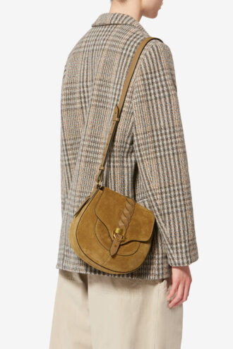 Bolso pequeño Altay de piel de becerro anteada