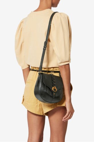 Bolso pequeño Altay de piel de becerro anteada