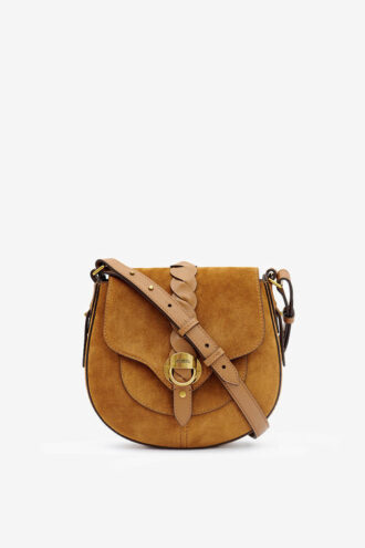 Bolso pequeño de hombro Altay en piel de ante