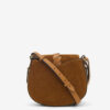 Bolso pequeño de hombro Altay en piel de ante Bolso pequeño de hombro Altay en piel de ante
