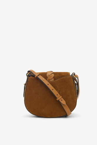 Bolso pequeño de hombro Altay en piel de ante