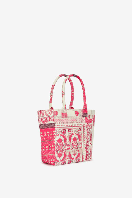 Bolso pequeño Yenky de algodón estampado con logotipo Bolso pequeño Yenky de algodón estampado con logotipo