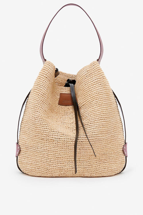 Bolso tipo cubo Bayia de rafia Bolso tipo cubo Bayia de rafia