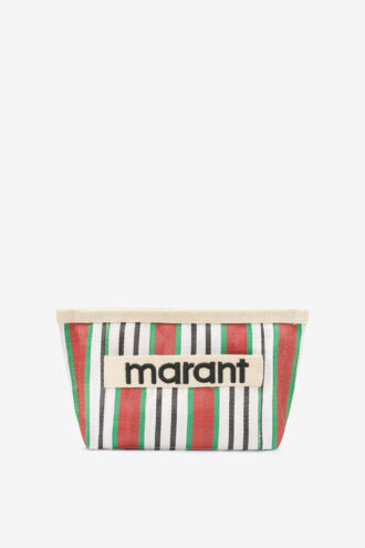 Bolso tipo riñonera a rayas Pwoden